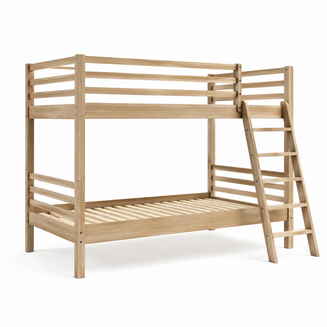 Holz Etagenbett mit Leiter 160x80 cm